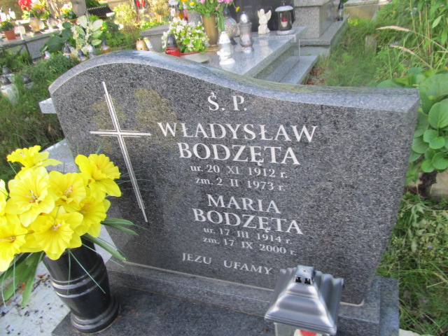 Maria Bodzęta 1914 Nowa Góra - Grobonet - Wyszukiwarka osób pochowanych